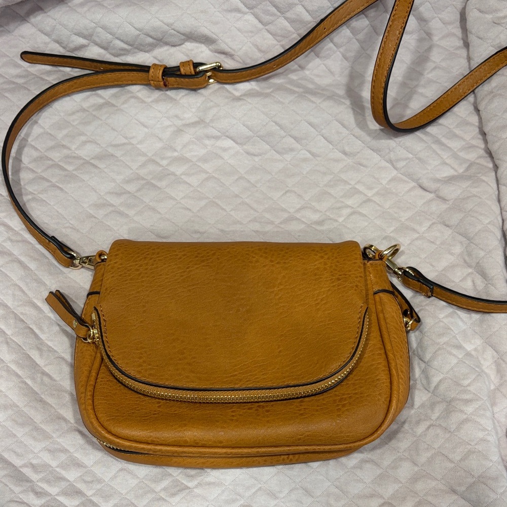 Elegant Mustard Crossbody Bag